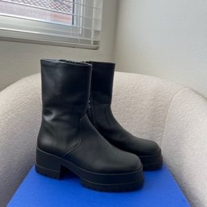 Clergerie Wilmer Ankle Boots, Black Calf